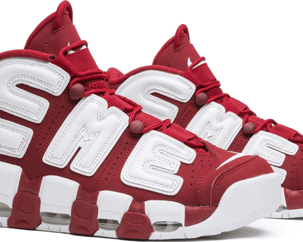 Men's Air More Uptempo x Supreme Red Shoes