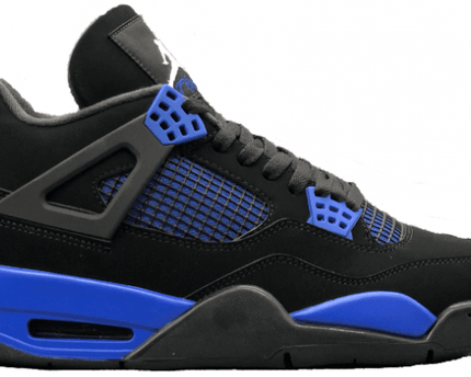 Men's Air Jordan 4 Retro Black Game Royal Shoes