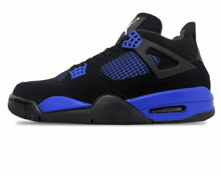 Men's Air Jordan 4 Retro Black Game Royal Shoes