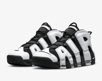 Men's Air More Uptempo 96' Cobalt Bliss And White Shoes