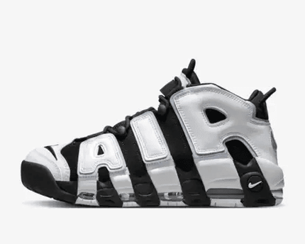 Men's Air More Uptempo 96' Cobalt Bliss And White Shoes