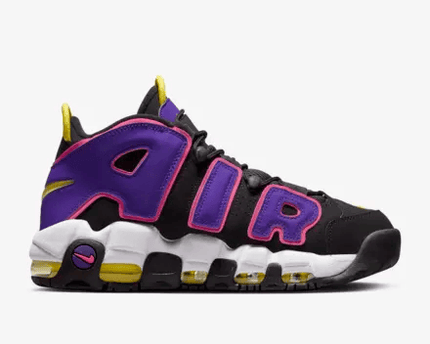 Men's Air More Uptempo 96' Black Court Purple Shoes