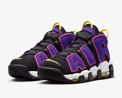 Men's Air More Uptempo 96' Black Court Purple Shoes
