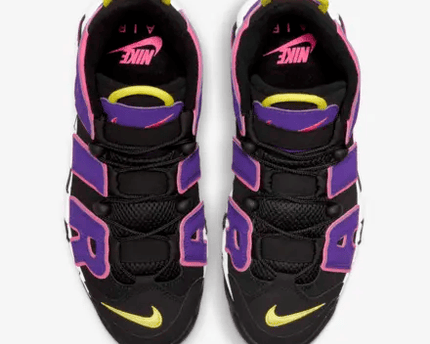 Men's Air More Uptempo 96' Black Court Purple Shoes
