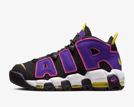 Men's Air More Uptempo 96' Black Court Purple Shoes
