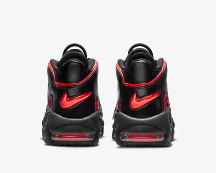 Men's Air More Uptempo 96' Black Racer Blue And Red Shoes