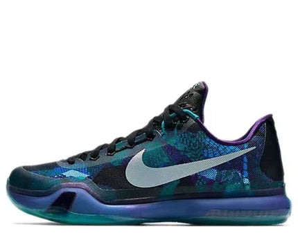 Men's Kobe 10 EP Emerald Glow Reflect Silver Court Purple 'Emrld Glow' Shoes