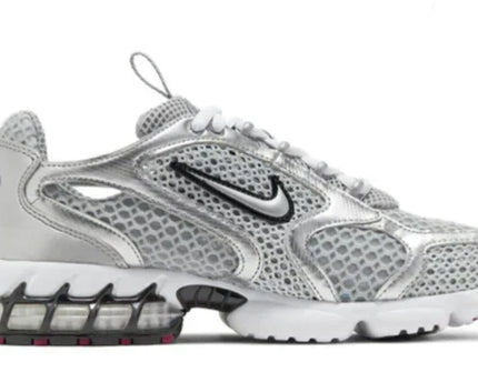 Men's Nike Air Zoom Spiridon Caged 2 Metallic Silver Shoes