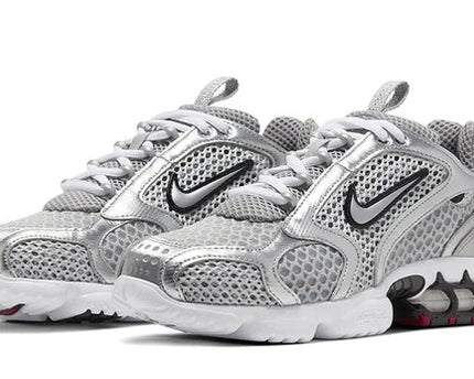 Men's Nike Air Zoom Spiridon Caged 2 Metallic Silver Shoes
