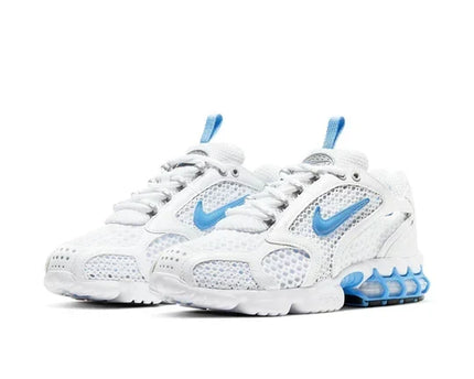 Men's Nike Air Zoom Spiridon Caged 2 White University Blue Shoes