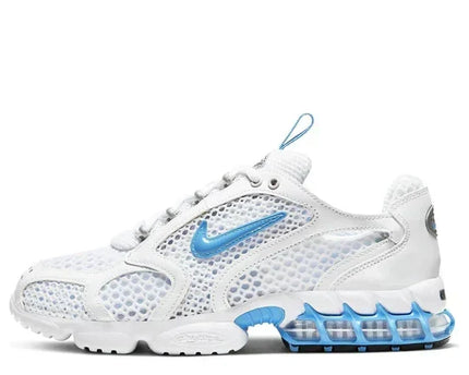 Men's Nike Air Zoom Spiridon Caged 2 White University Blue Shoes