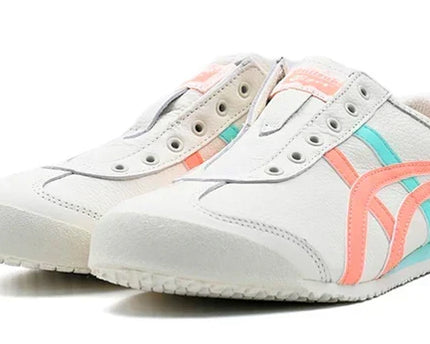 Men's Mexico 66 Slip-On White Aqua Orange Shoes