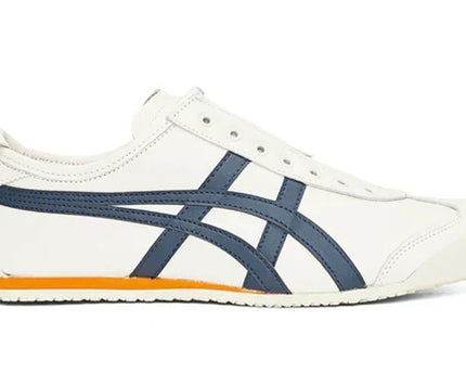 Men's Mexico 66 Slip-On White Navy Yellow Shoes