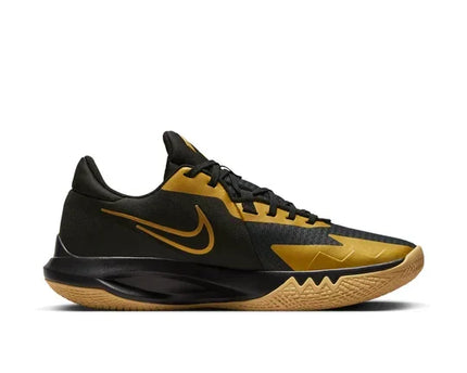 Men's Nike Precision 6 Black Metallic Gold Shoes