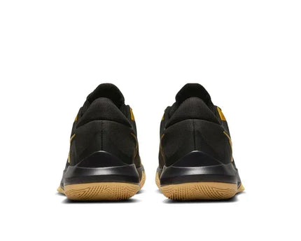 Men's Nike Precision 6 Black Metallic Gold Shoes