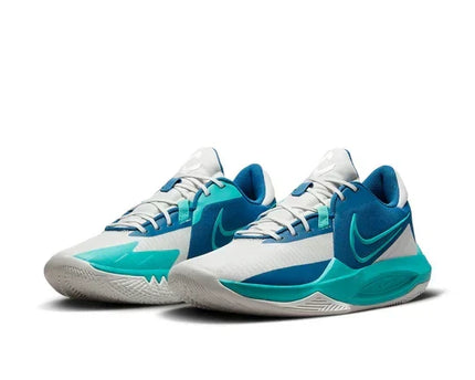 Men's Nike Precision 6 Industrial Blue Emerald Green Shoes