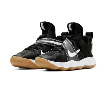 Men's Nike React Hyperset Black White Shoes
