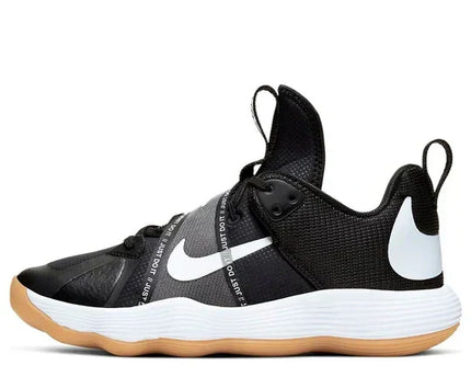 Men's Nike React Hyperset Black White Shoes