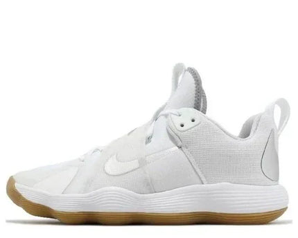 Men's Nike React Hyperset White Metallic Silver Shoes
