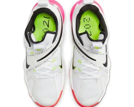 Men's Nike React Hyperset White Pink Orange Shoes