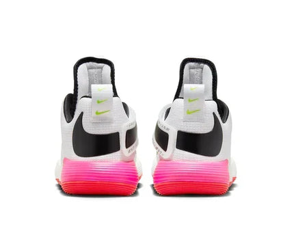 Men's Nike React Hyperset White Pink Orange Shoes