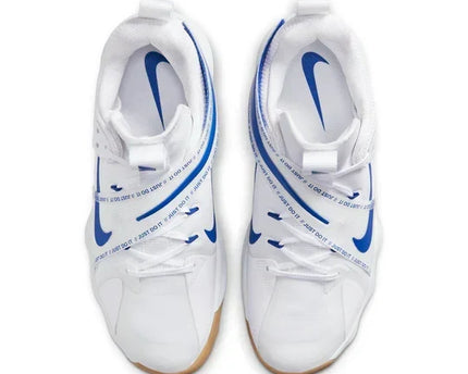 Men's Nike React Hyperset White Blue Shoes