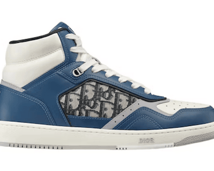 Men's Dior B27 High Blue Cream Shoes