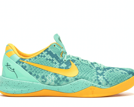 Men's Kobe 8 Green Glow Laser Orange Shoes