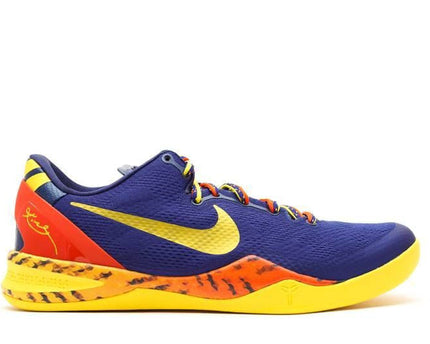 Men's Kobe 8 Barcelona Tiger Shoes