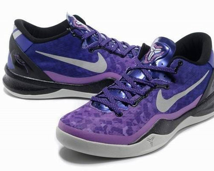 Men's Kobe 8 Purple Platinum Shoes