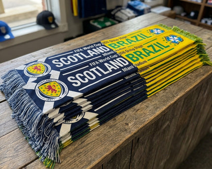 World Cup 2026 Scotland Vs Brazil Football Scarf Group Stage