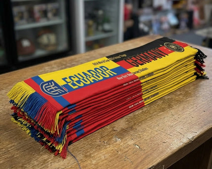 World Cup 2026 Ecuador Vs Germany Football Scarf Design