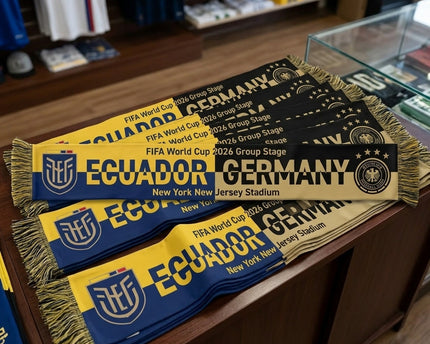 World Cup 2026 Ecuador Vs Germany Football Scarf Fringed Ends
