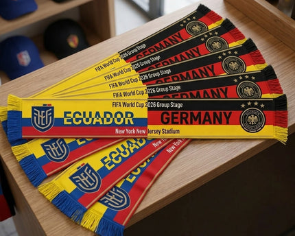 World Cup 2026 Ecuador Vs Germany Football Scarf