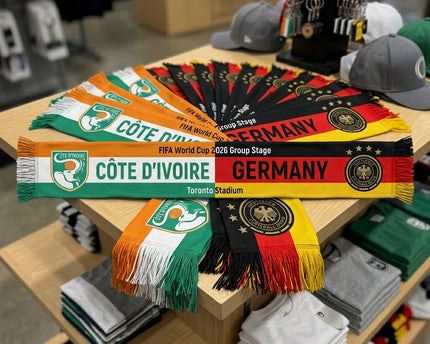 World Cup 2026 Côte D'Ivoire Vs Germany Football Scarf Color Block
