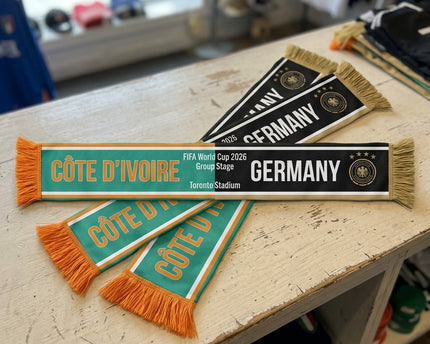 World Cup 2026 Côte D'Ivoire Vs Germany Football Scarf Contrast Style
