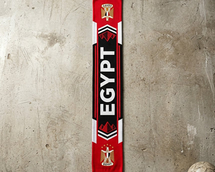 World Cup 2026 Egypt Scarf Central Text Layout