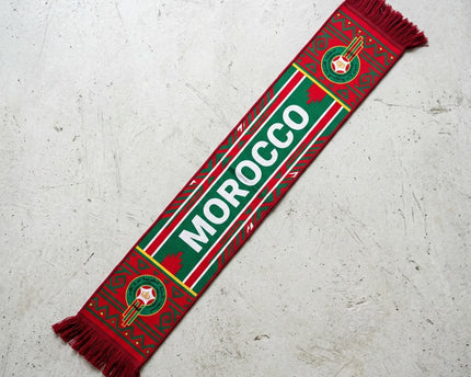 Morocco Scarf World Cup 2026 With Historic Moroccan Crest Design