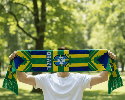 World Cup 2026 Brazil Scarf Official Team Colors