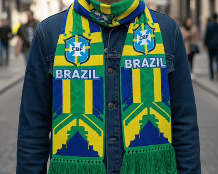 World Cup 2026 Brazil Scarf Official Team Colors