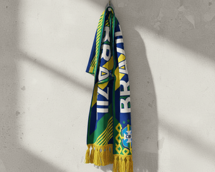 World Cup 2026 Brazil Scarf National Symbol Print