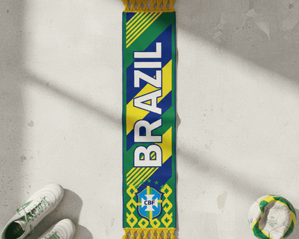 World Cup 2026 Brazil Scarf National Symbol Print