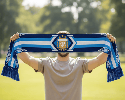 World Cup 2026 Argentina Scarf Elegant Emblem Design