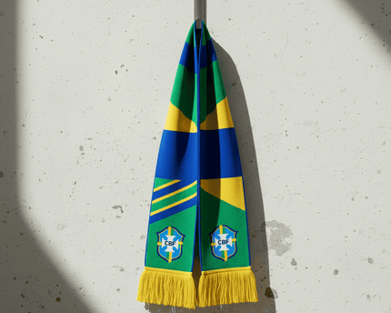 World Cup 2026 Brazil Scarf Stars Above Crest
