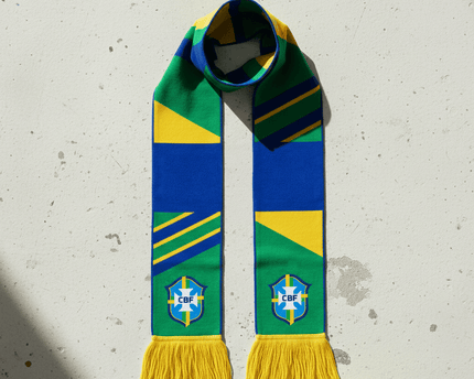 World Cup 2026 Brazil Scarf Stars Above Crest