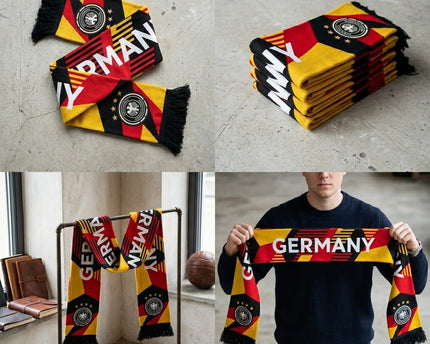 World Cup 2026 Germany Scarf Four Star Detail