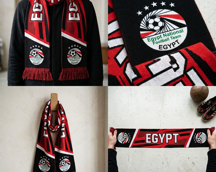 World Cup 2026 Egypt Scarf Modern Graphic Style