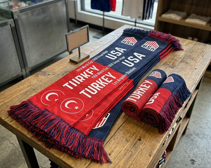 World Cup 2026 Turkey Vs USA Football Scarf Los Angeles Edition