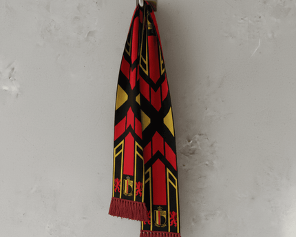 World Cup 2026 Belgium Scarf Retro Style Knit