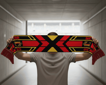 World Cup 2026 Belgium Scarf Retro Style Knit